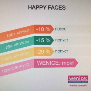 Акција Happy Faces во #Wenice