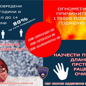 Среќна и безбедна 2019 годинапетардите не се играчки Среќна и безбедна 2019 годинапетардите не се играчки